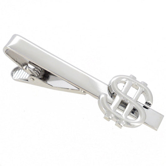 Silver Dollar Sign Tie Clip - SHOPWITHSTYLE