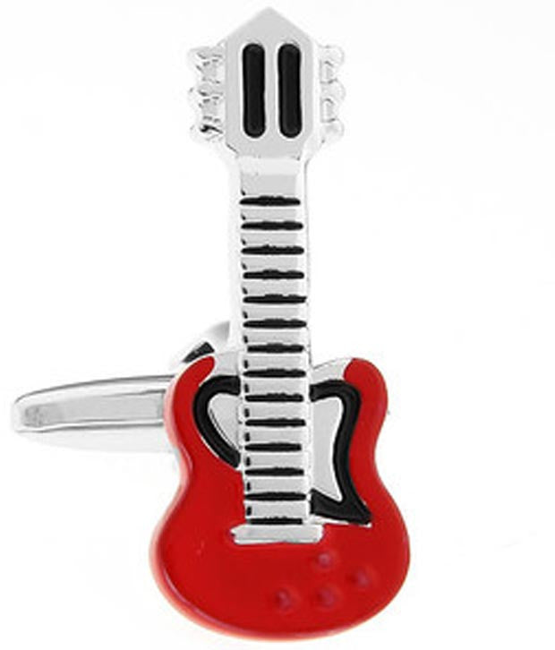 Red Guitar Cuffinks for Men - SHOPWITHSTYLE