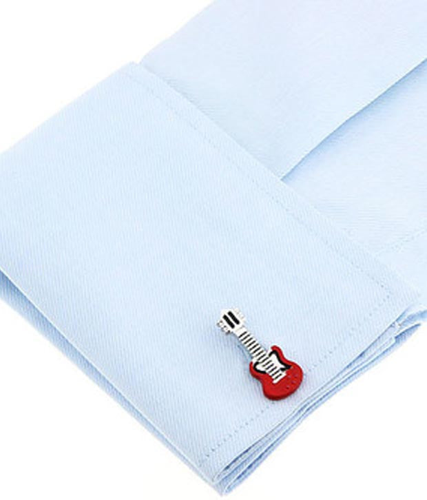 Red Guitar Cuffinks for Men - SHOPWITHSTYLE
