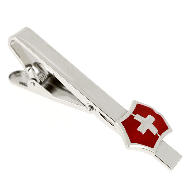 Red Victorinox Swiss Army Tie Clip - SHOPWITHSTYLE
