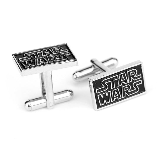 Stars Wars Black Metal Cufflink for Men - SHOPWITHSTYLE