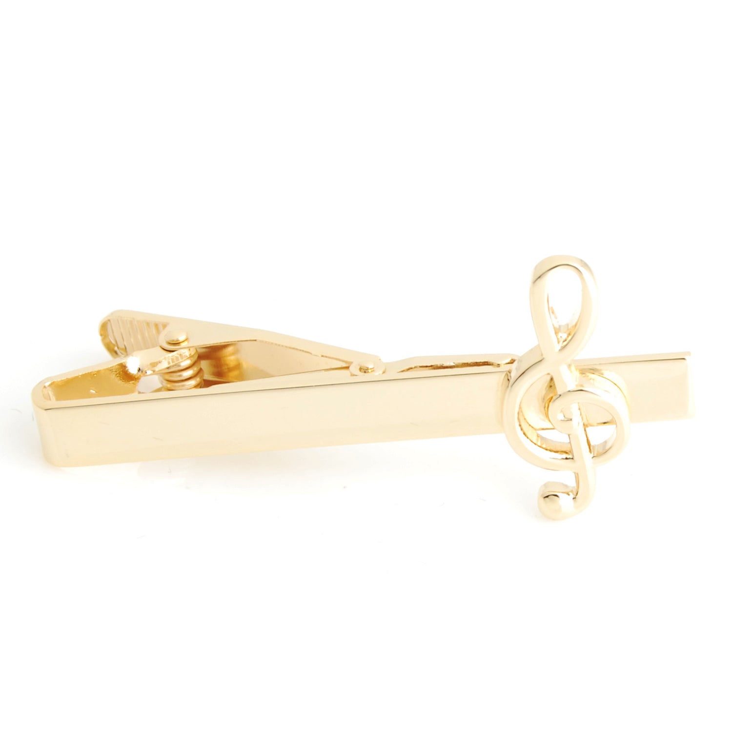 Music Note Tie Clip Gold - SHOPWITHSTYLE