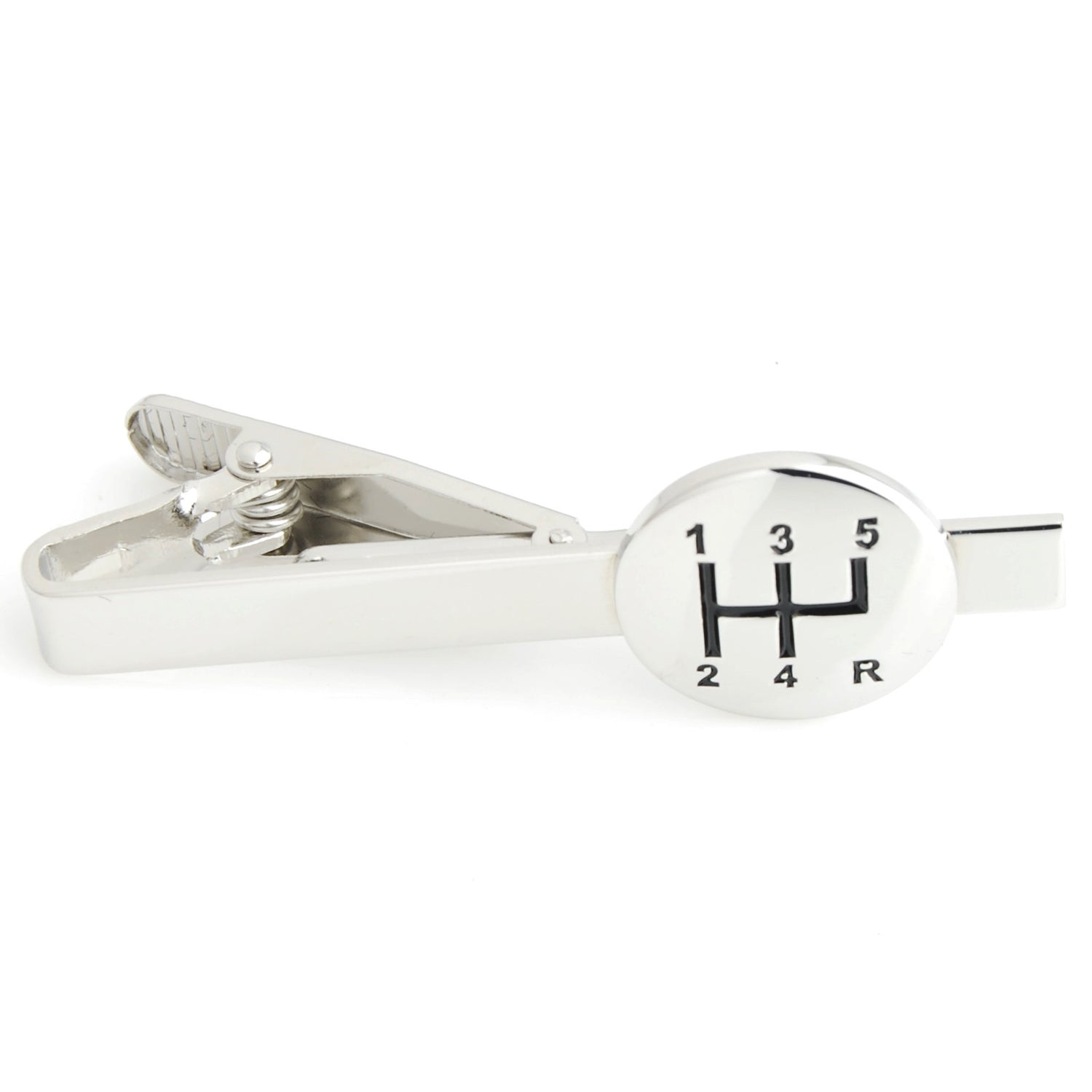 5 Speed Car Gear Style Tie Clip - SHOPWITHSTYLE