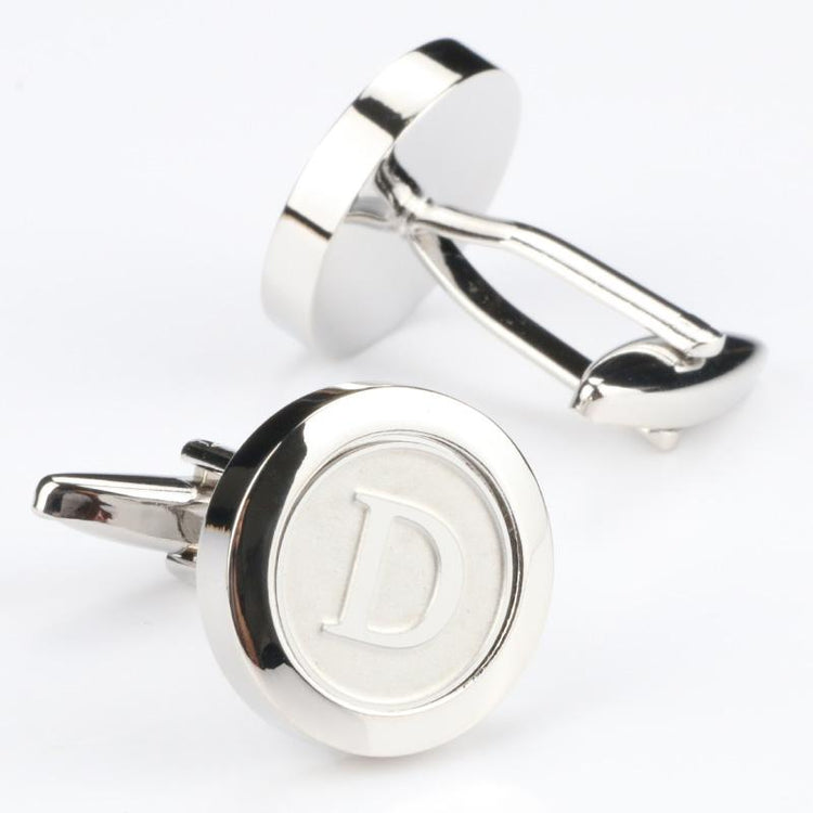 Personalized Round Letter D Cufflinks - SHOPWITHSTYLE
