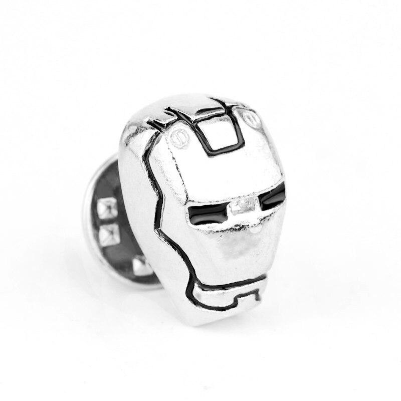 Silver Ironman Lapel Pin - SHOPWITHSTYLE