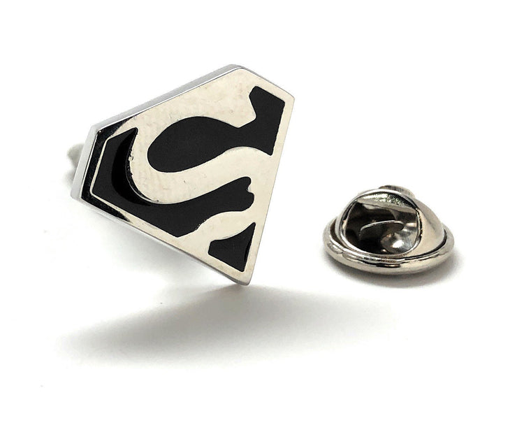 Black Superman Lapel Pin - SHOPWITHSTYLE