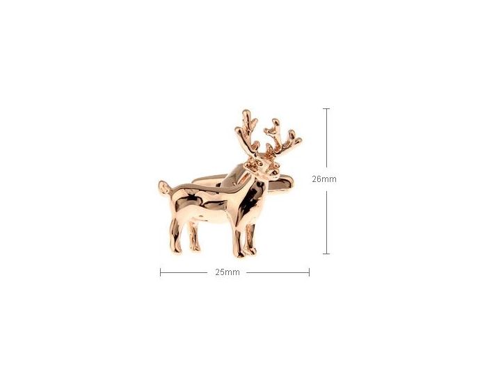 3D Deer Stag Cufflinks - SHOPWITHSTYLE