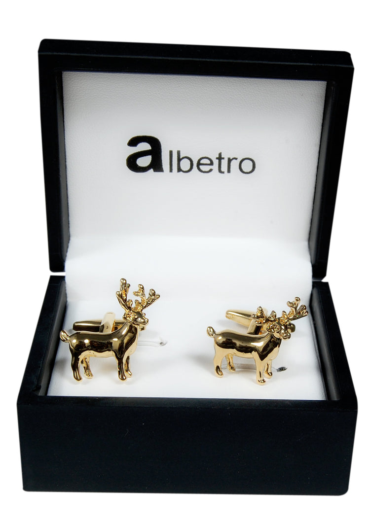 3D Deer Stag Cufflinks - SHOPWITHSTYLE