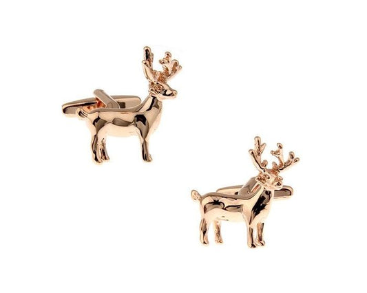 3D Deer Stag Cufflinks - SHOPWITHSTYLE