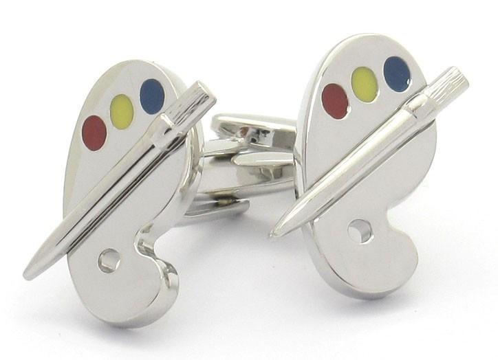 Artist Paint Palette Cufflinks - SHOPWITHSTYLE