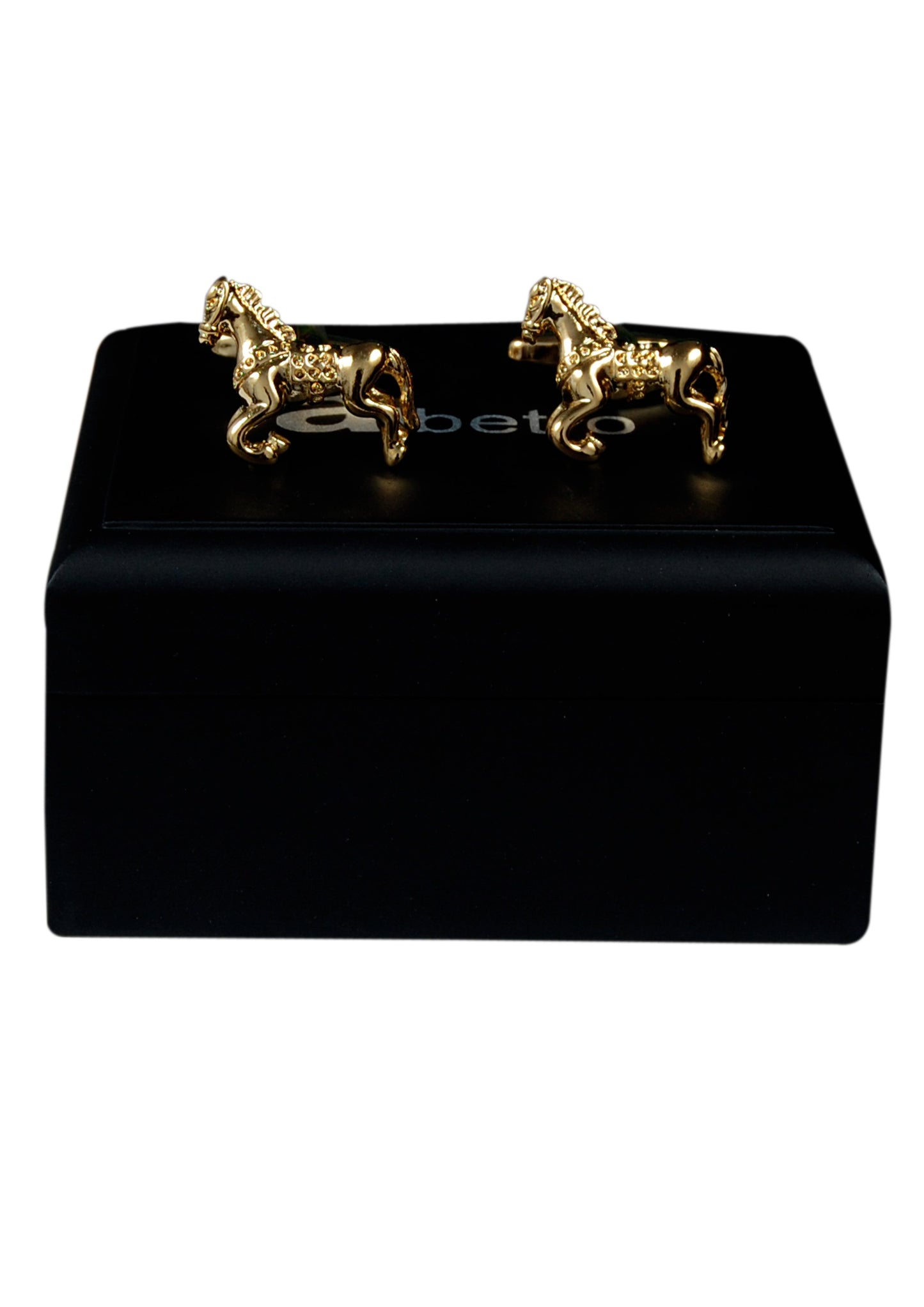 Gold Stallion Cufflinks - SHOPWITHSTYLE