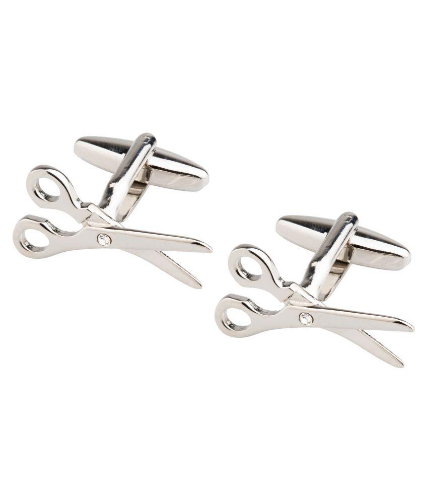 Silver Scissors Cufflinks - SHOPWITHSTYLE