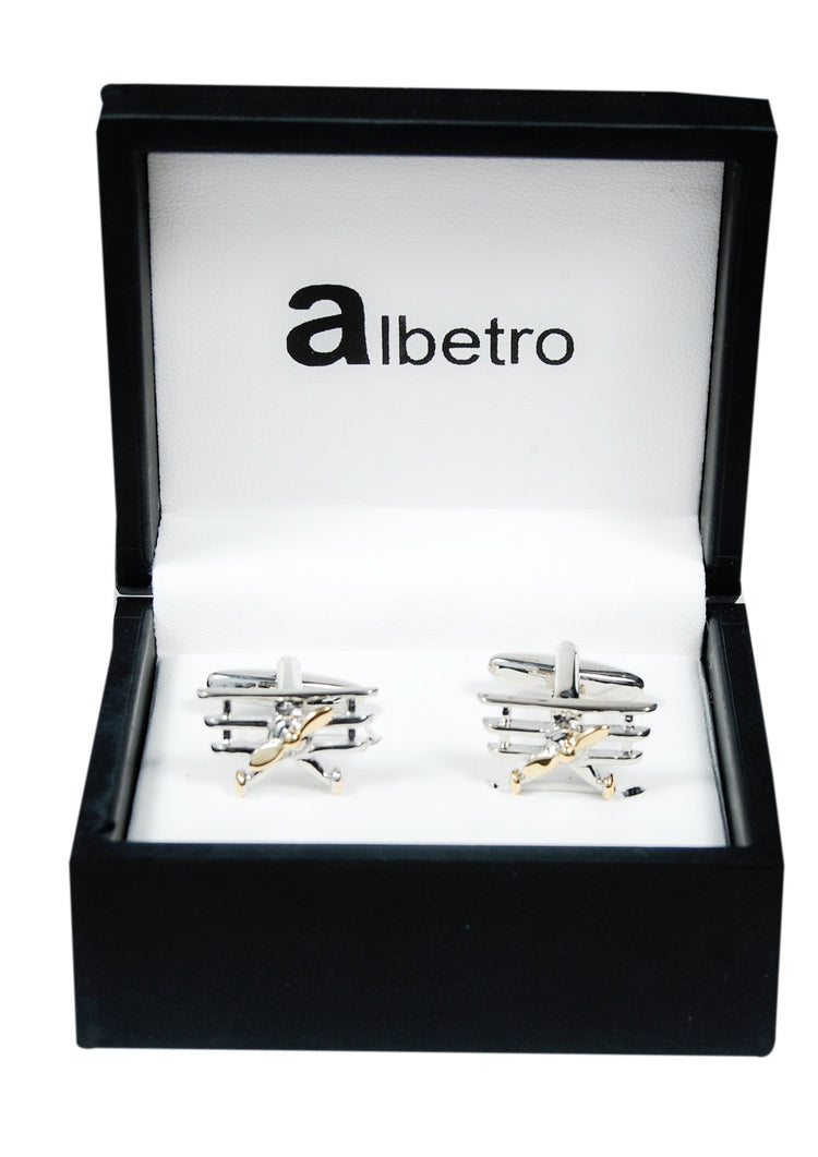 Triplane Cufflinks - SHOPWITHSTYLE