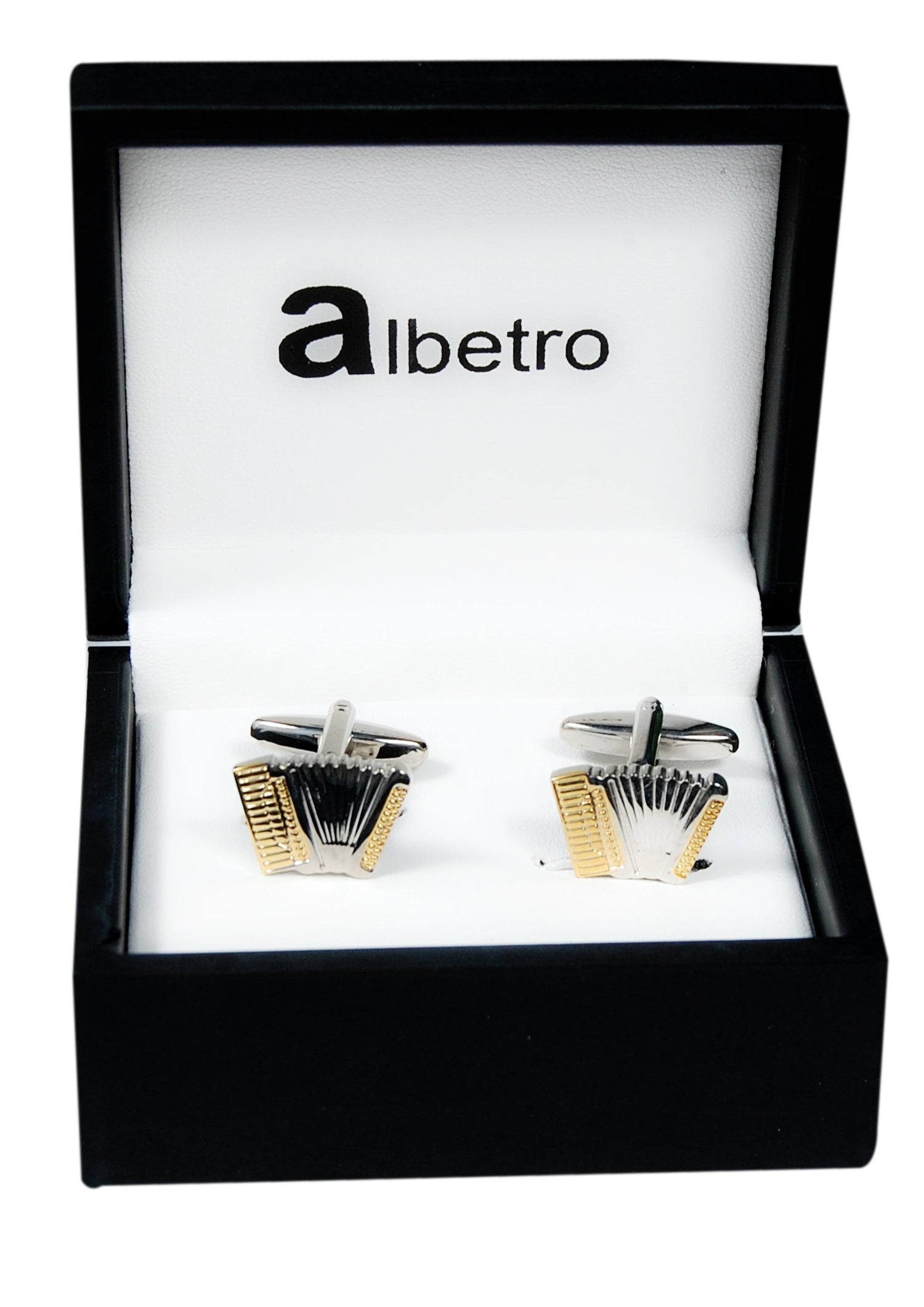 Gold Tone Accordion Music Cufflinks - SHOPWITHSTYLE