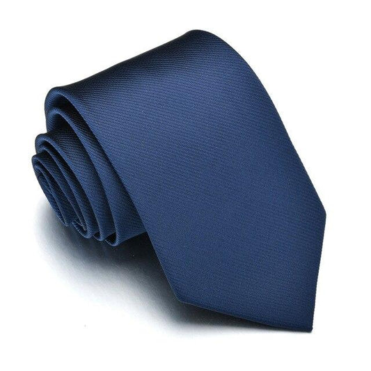 6CM Solid Blue Tie