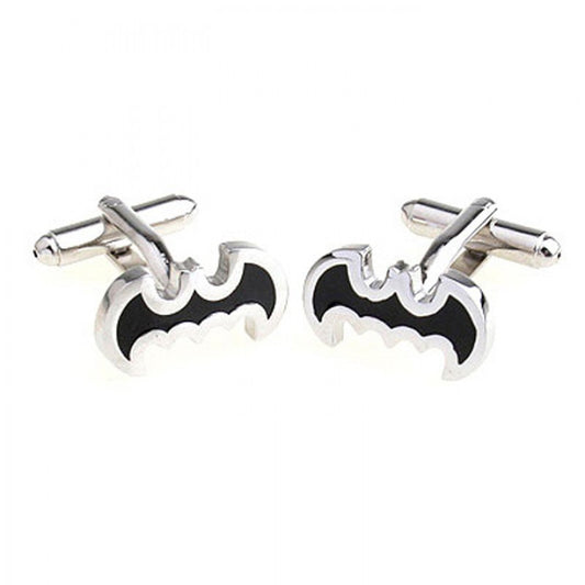 Batman Black Stainless Steel Cufflinks For Men - SHOPWITHSTYLE