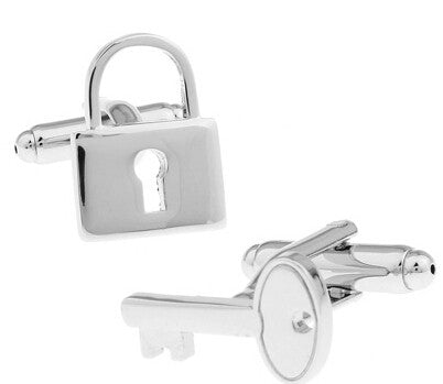 Padlock & Key Cufflinks - SHOPWITHSTYLE