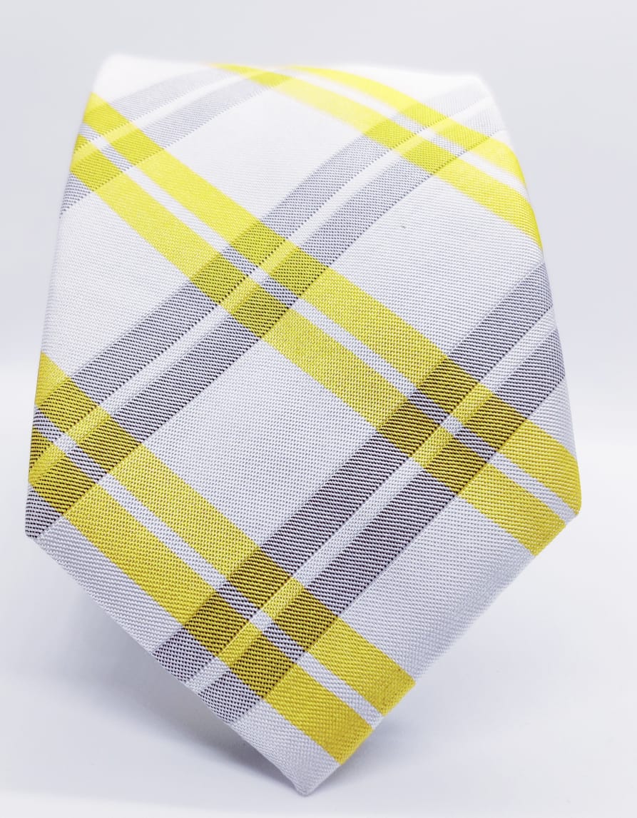 Yellow Silk tie