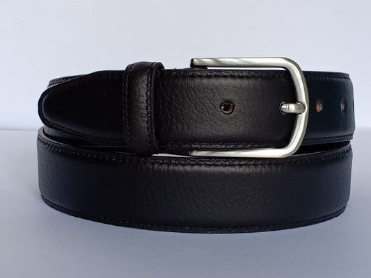 Formal Smooth Leather Dress Belt