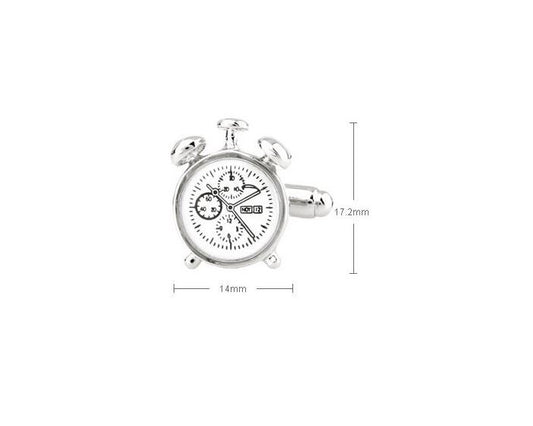 Alarm Clock Cufflinks - SHOPWITHSTYLE