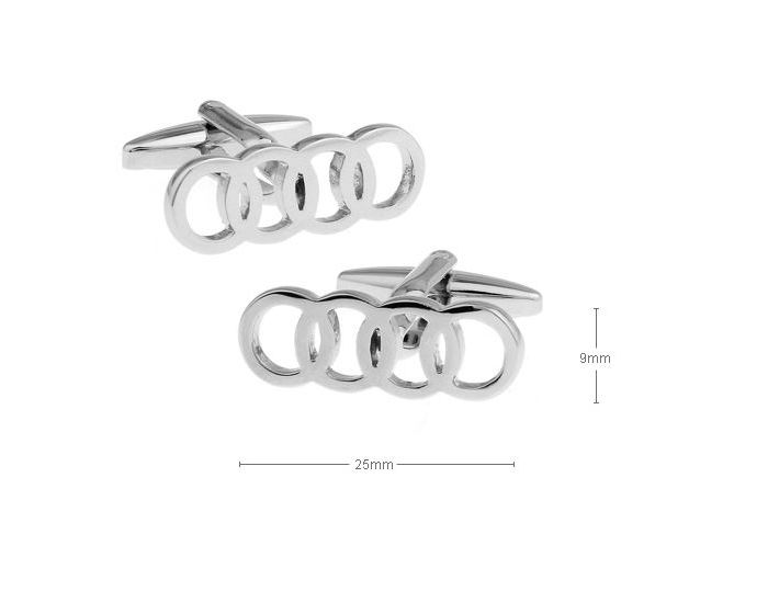 Audi Logo Cufflinks - SHOPWITHSTYLE