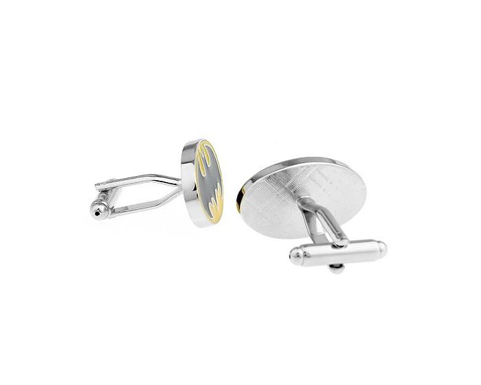 Yellow Batman Badge Cufflinks - SHOPWITHSTYLE