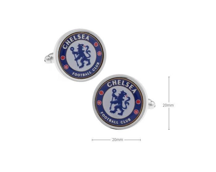 Chelsea Football Badge Cufflinks - SHOPWITHSTYLE