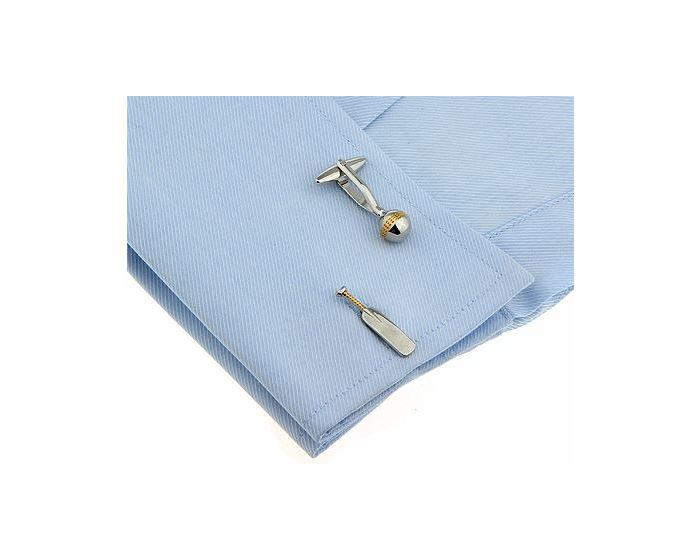 Cricket Bat and Ball Cufflinks - SHOPWITHSTYLE