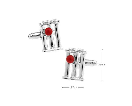 Cricket Wickets & Ball Cufflinks - SHOPWITHSTYLE