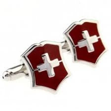 Swiss Cross Cufflinks - SHOPWITHSTYLE