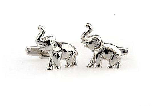 Silver elephant cufflinks for men - SHOPWITHSTYLE