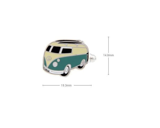 Classic Camper Van Cufflinks - SHOPWITHSTYLE