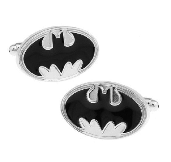 Batman Black and Silver Cufflinks - SHOPWITHSTYLE