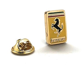 Ferrari Lapel Pin Brooch - SHOPWITHSTYLE
