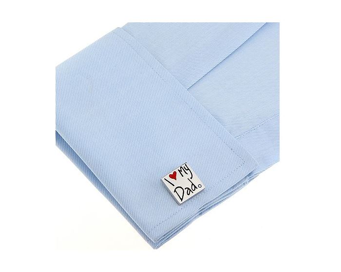 I Love My Dad Cufflinks - SHOPWITHSTYLE