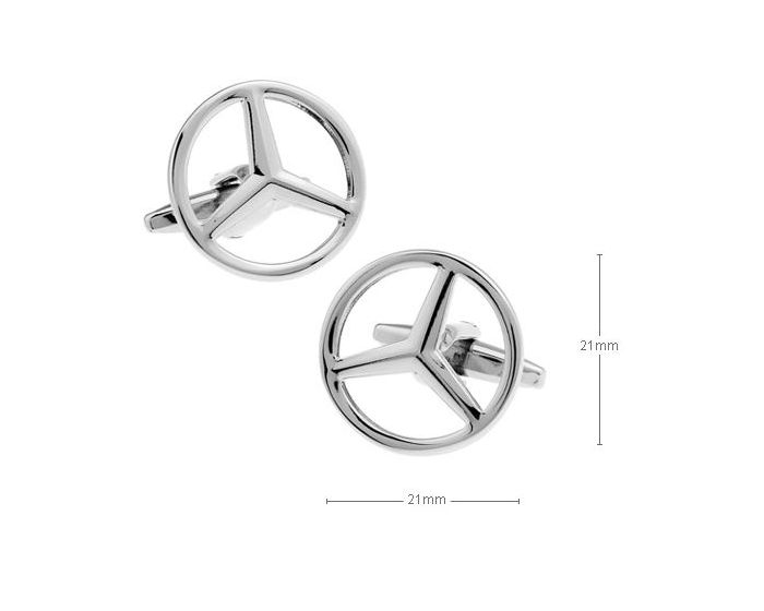 Mercedes Benz Badge Cufflinks - SHOPWITHSTYLE