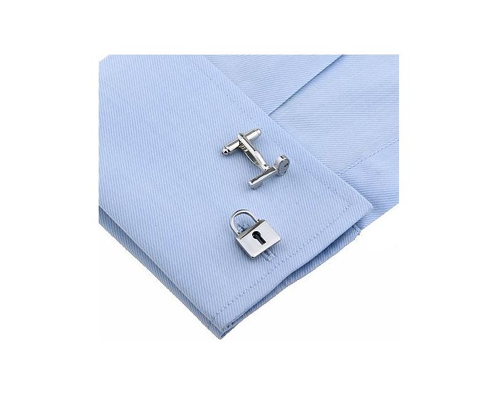 Padlock & Key Cufflinks - SHOPWITHSTYLE