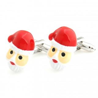 Albetro Santa Head Cufflinks - SHOPWITHSTYLE