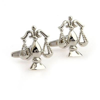 Ss Silver Scale of Justice Cufflinks for Men - SHOPWITHSTYLE