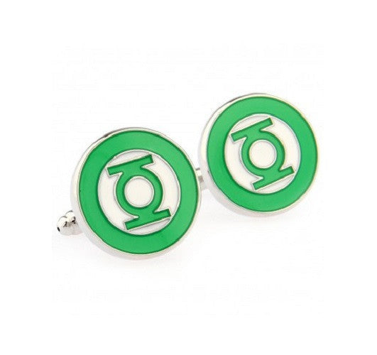 Albetro Green lantern cufflinks - SHOPWITHSTYLE