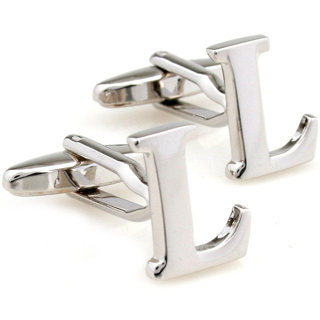 Personalized Alphabet Cuff links - SHOPWITHSTYLE