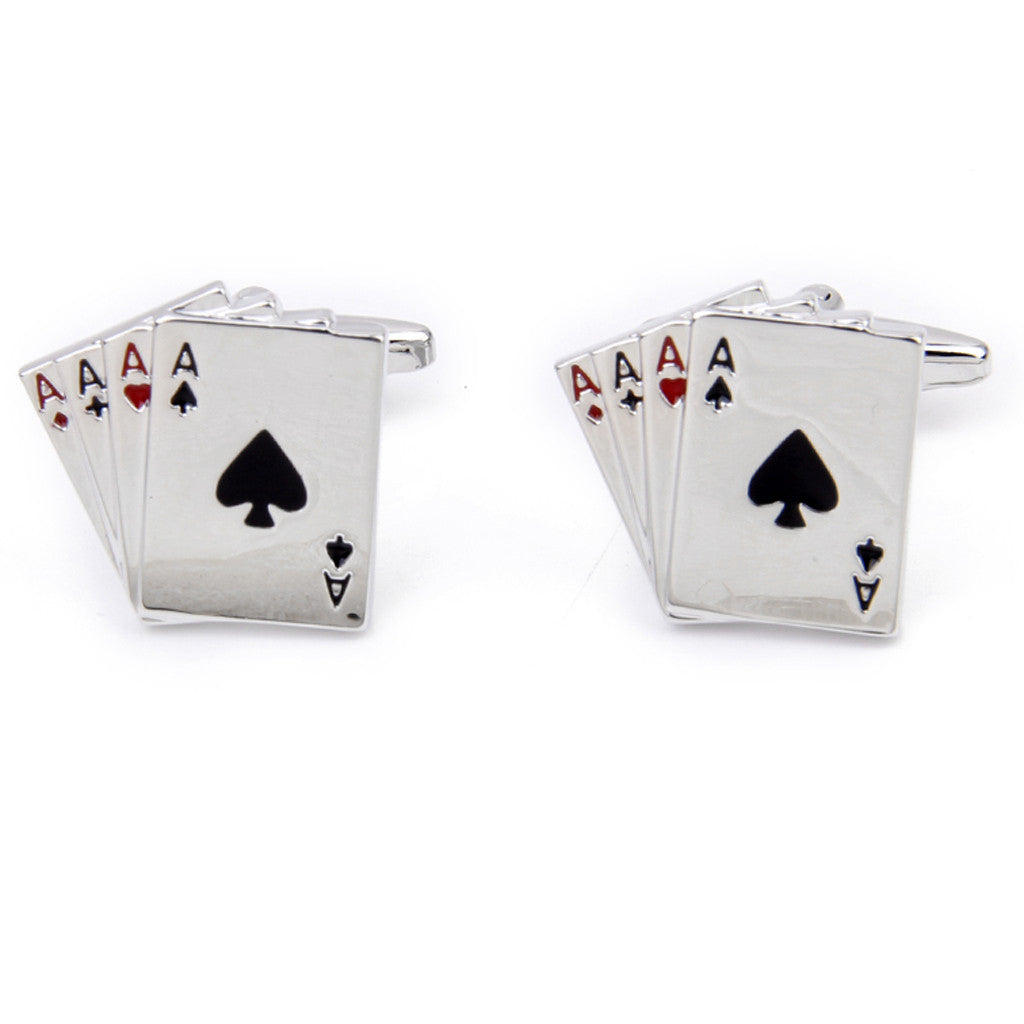 Four of a Kind Aces Cufflinks - SHOPWITHSTYLE
