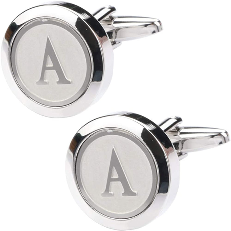 Initial Letter Cufflinks Mix Match Alphabets