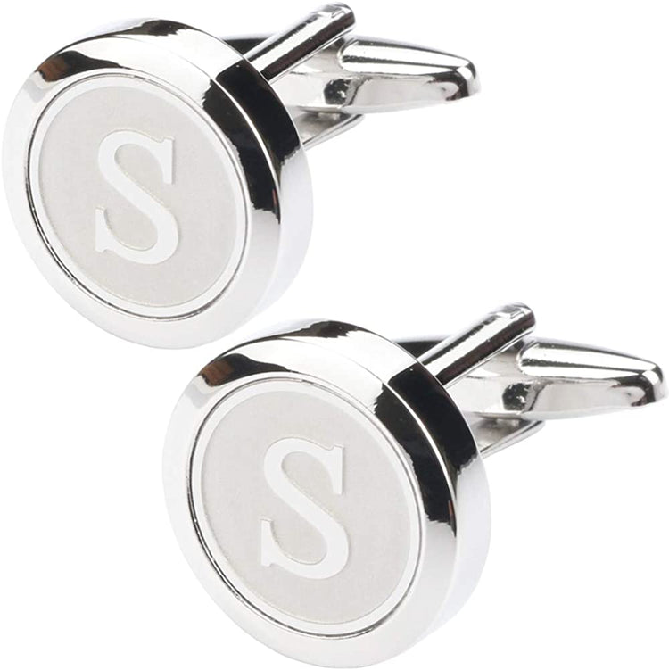 Initial Letter Cufflinks Mix Match Alphabets