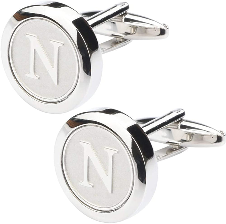 Initial Letter Cufflinks Mix Match Alphabets